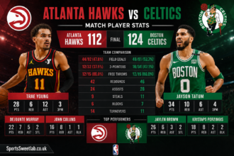 Atlanta Hawks vs Celtics Match Player Stats